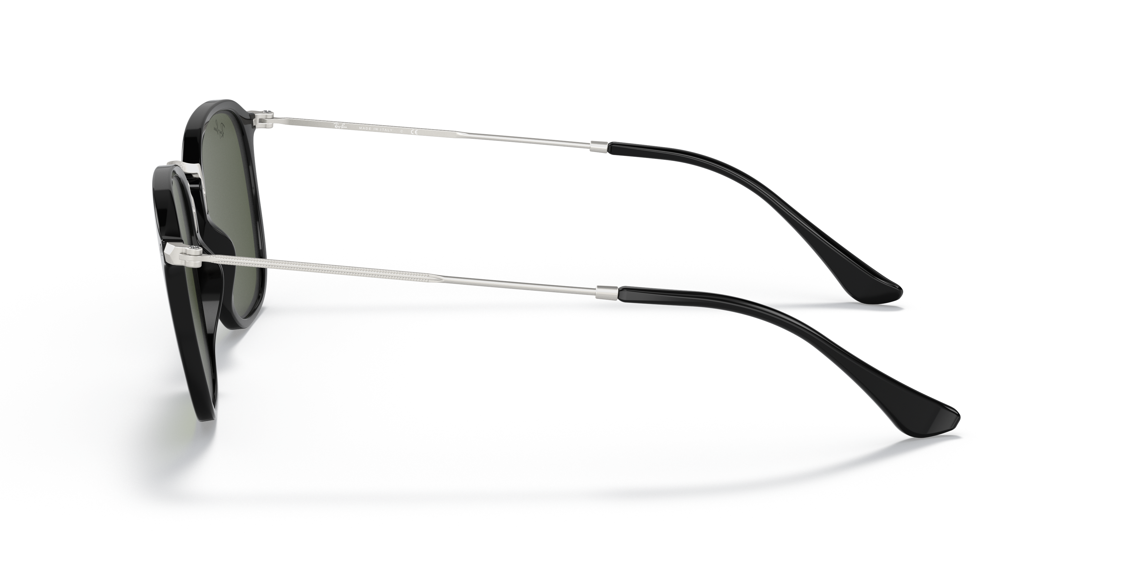 RB2448N Schwarz KunststoffSunglass Frames von B24, Seitenansicht