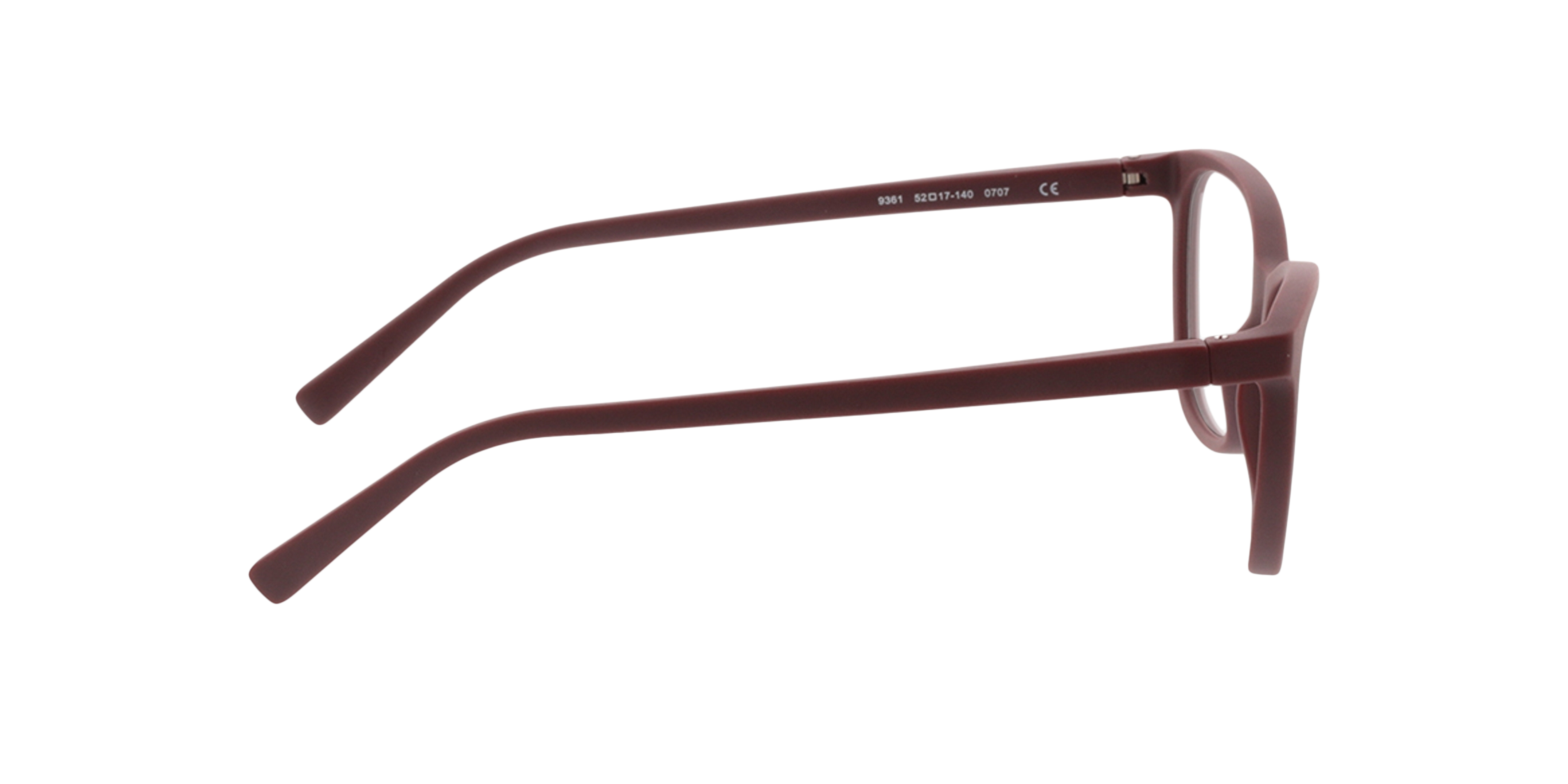 Salvia Donkerrood KunststofEyeglass Frames van B24, Zijaanzicht