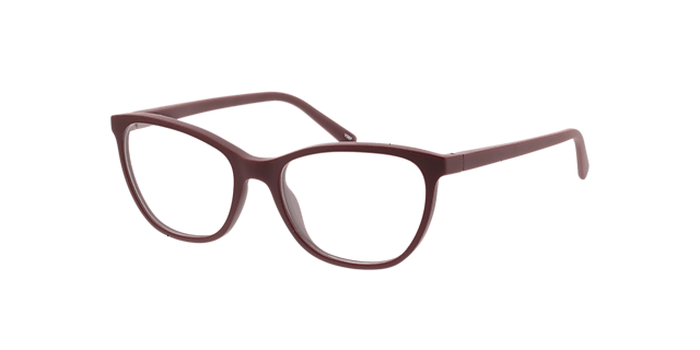 Salvia Donkerrood KunststofEyeglass Frames van B24, Hoekweergave