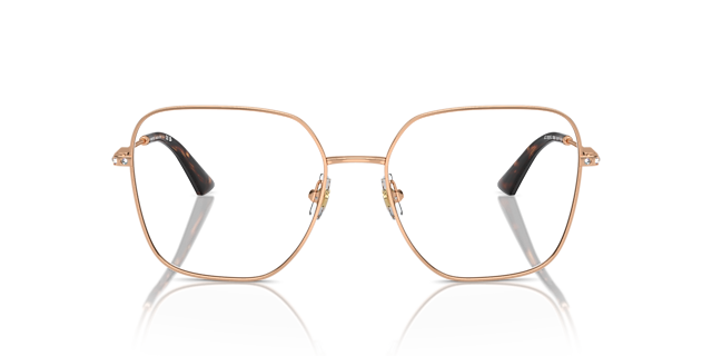 JC2001B Rotgold MetallEyeglass Frames von B24, Vorderansicht