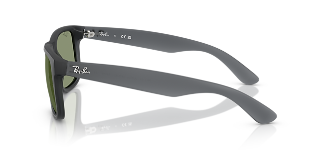 RB4165 Opaal grijs KunststofSunglass Frames van B24, Zijaanzicht