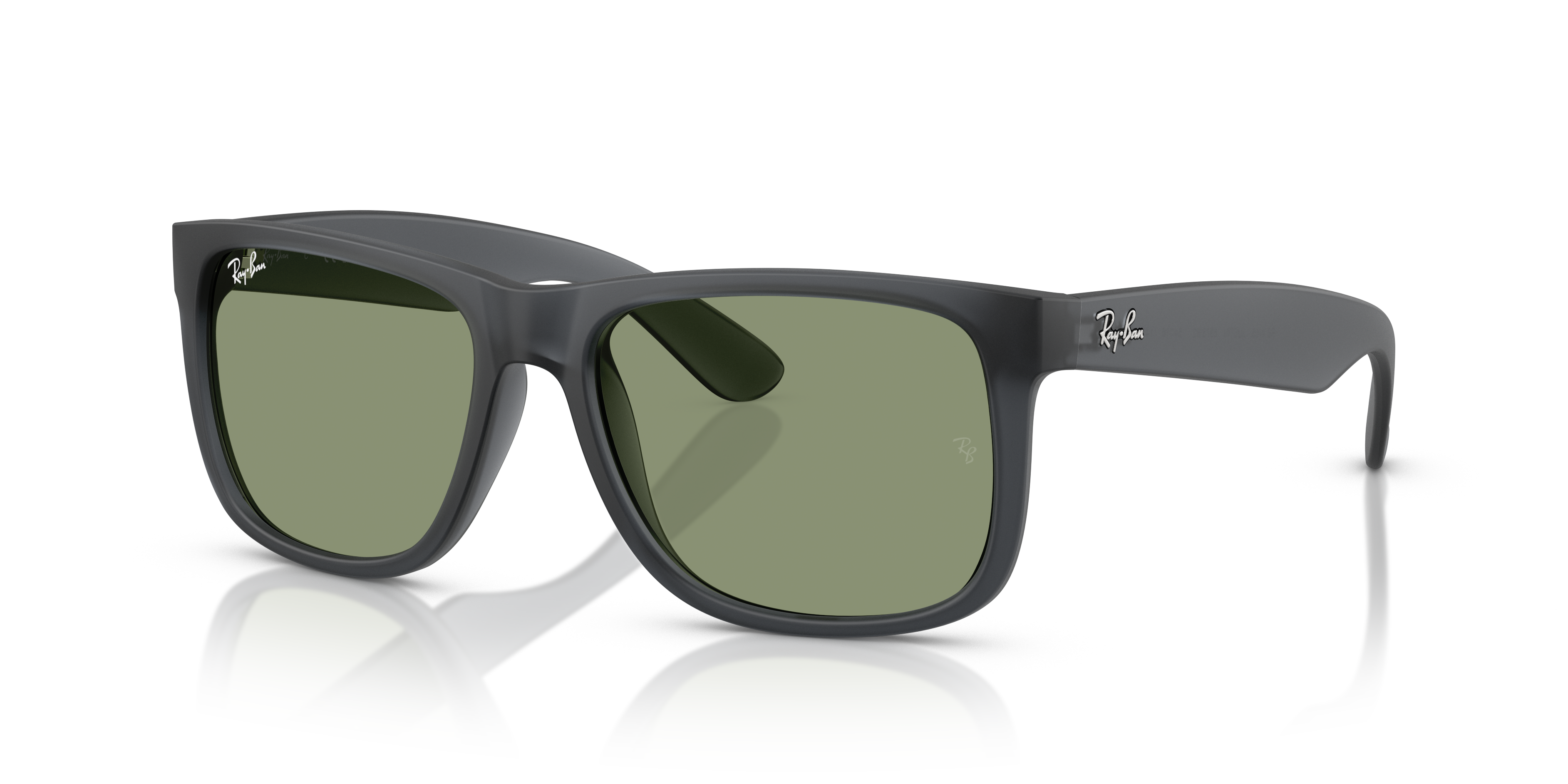 RB4165 Opaal grijs KunststofSunglass Frames van B24, Hoekweergave