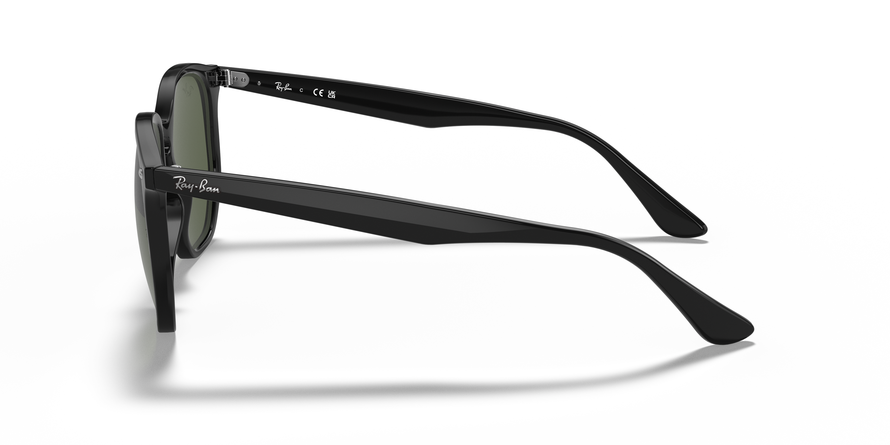 RB4306 Schwarz KunststoffSunglass Frames von B24, Seitenansicht