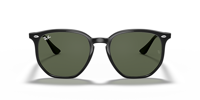 RB4306 Zwart KunststofSunglass Frames van B24, Vooraanzicht