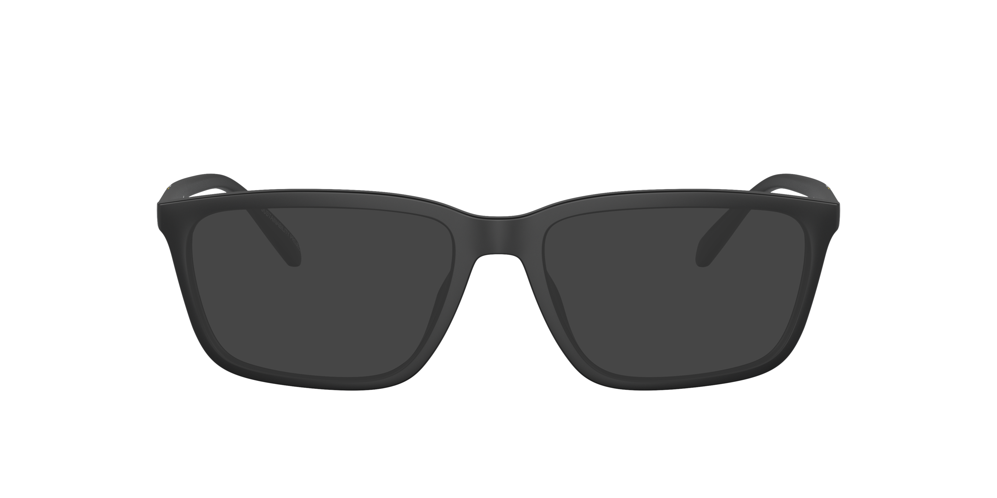 AX3089U Matzwart KunststofEyeglass Frames van B24, met getinte lenzen