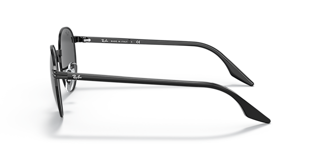 RB3691 Zwart MetaalSunglass Frames van B24, Zijaanzicht