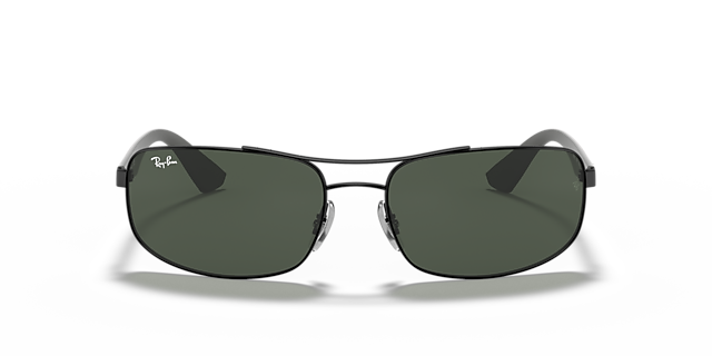 RB3527 Schwarz MetallSunglass Frames von B24, Vorderansicht