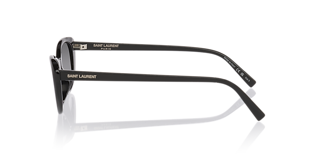 SL822 Schwarz AcetatSunglass Frames von B24, Seitenansicht