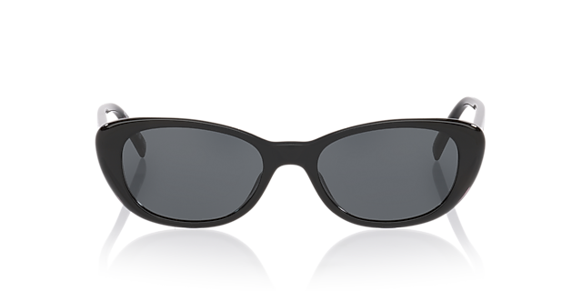 SL822 Schwarz AcetatSunglass Frames von B24, Vorderansicht