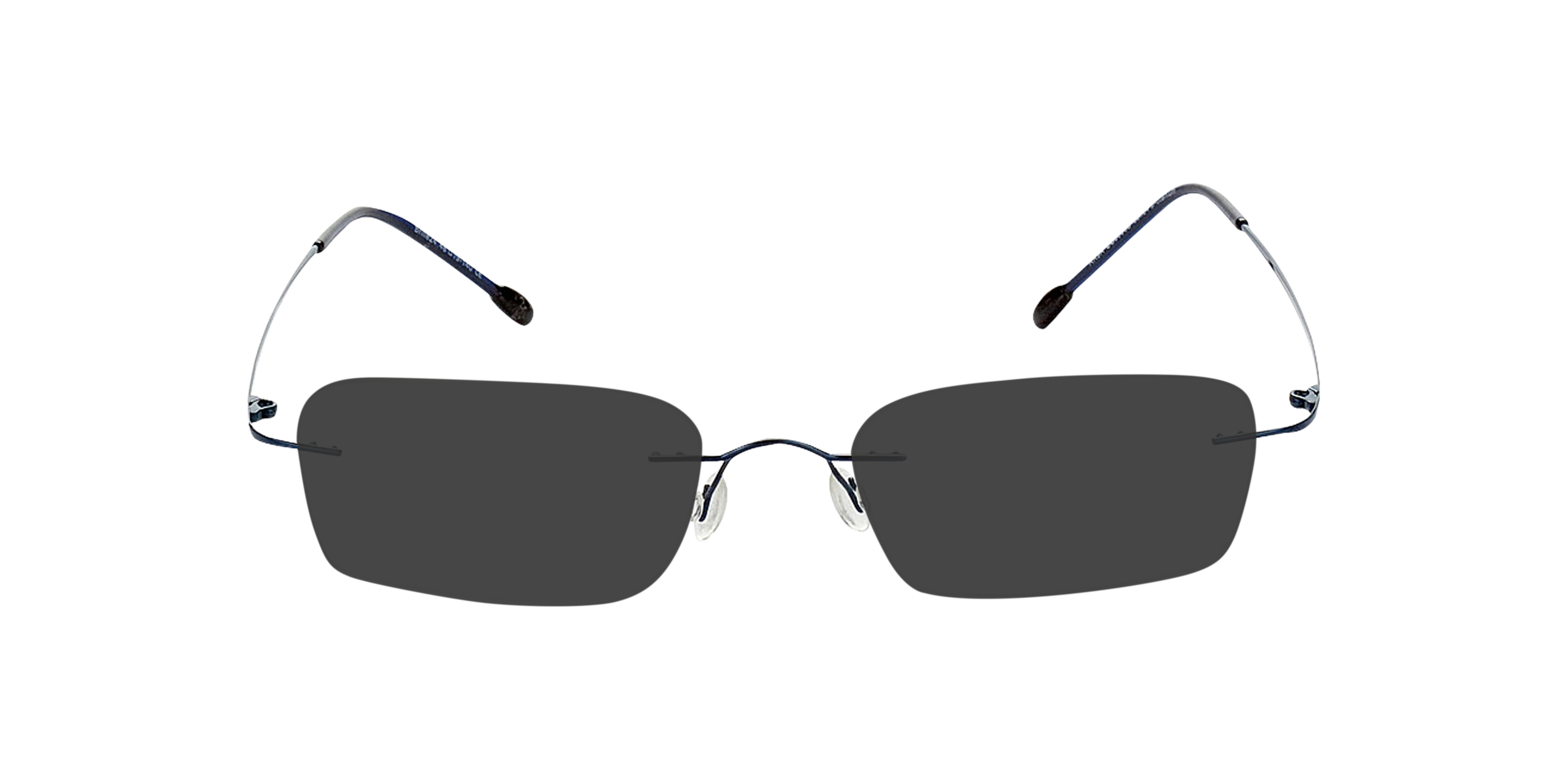 Davos Blauw TitaanEyeglass Frames van B24, met getinte lenzen