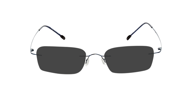 Davos Blauw TitaanEyeglass Frames van B24, met getinte lenzen
