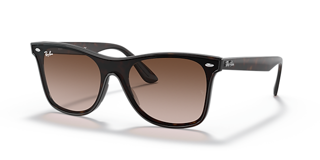RB4440N Licht Havana KunststofSunglass Frames van B24, Hoekweergave
