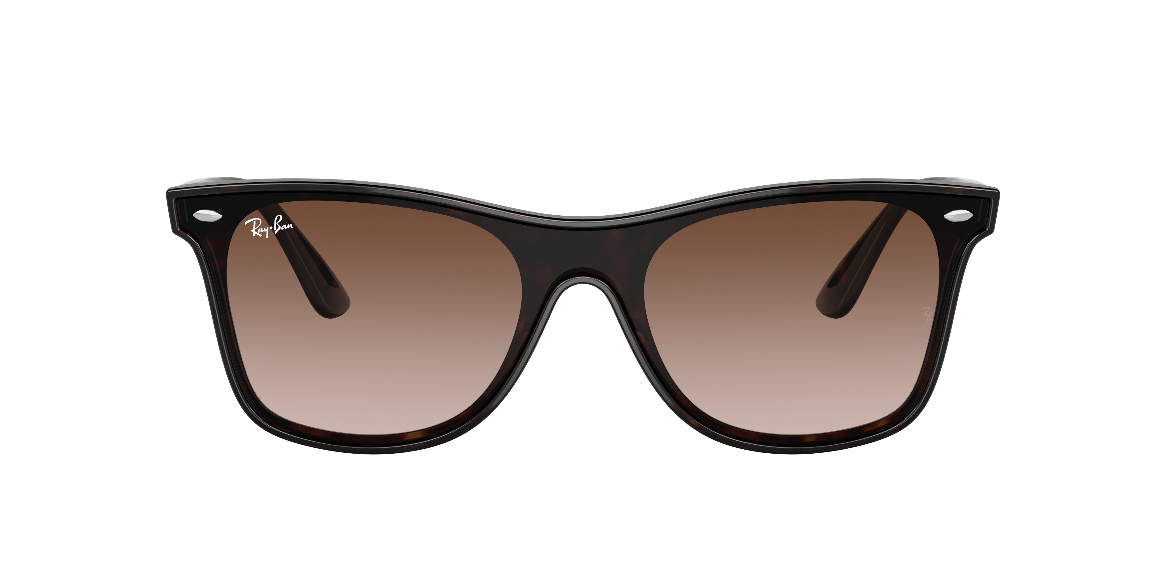 RB4440N Licht Havana KunststofSunglass Frames van B24, met getinte lenzen