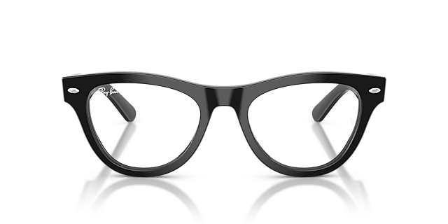 Skyler Optics Schwarz AcetatEyeglass Frames von B24, Vorderansicht