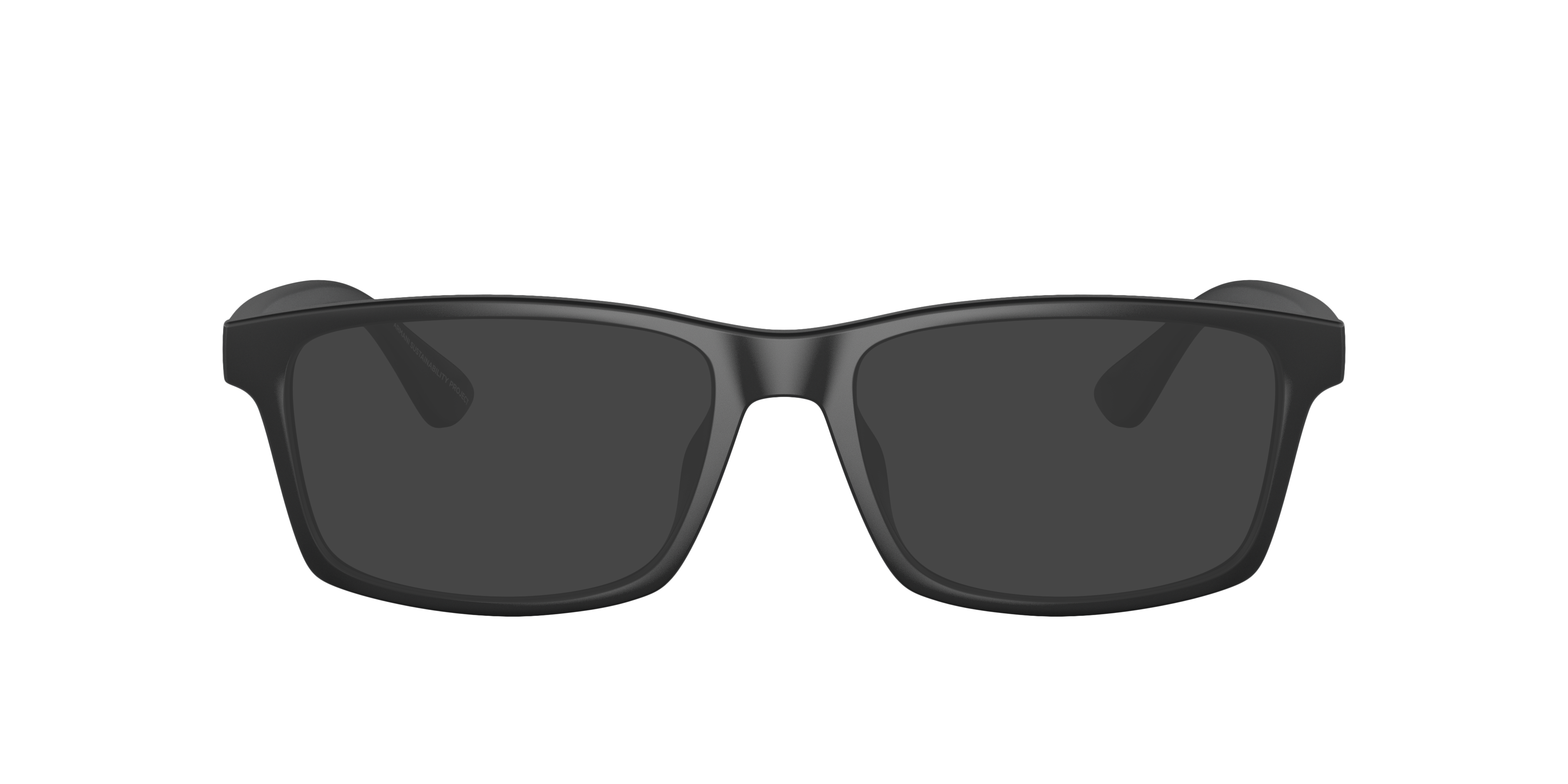 AX3083U Matzwart KunststofEyeglass Frames van B24, met getinte lenzen