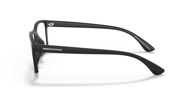 AX3083U Matzwart KunststofEyeglass Frames van B24, Zijaanzicht