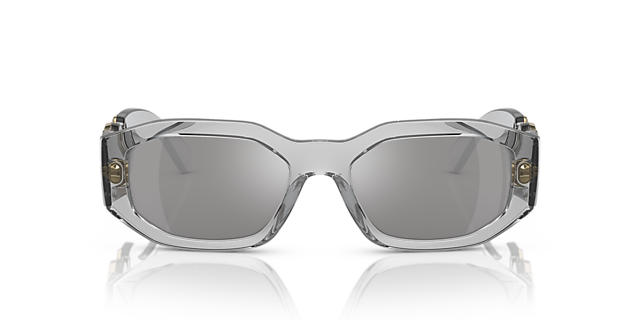 VE4361 Grau transparent KunststoffSunglass Frames von B24, Vorderansicht