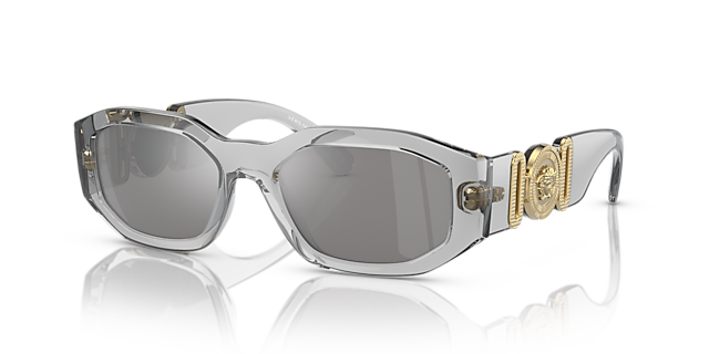 VE4361 Grau transparent KunststoffSunglass Frames von B24, Dreiviertelansicht