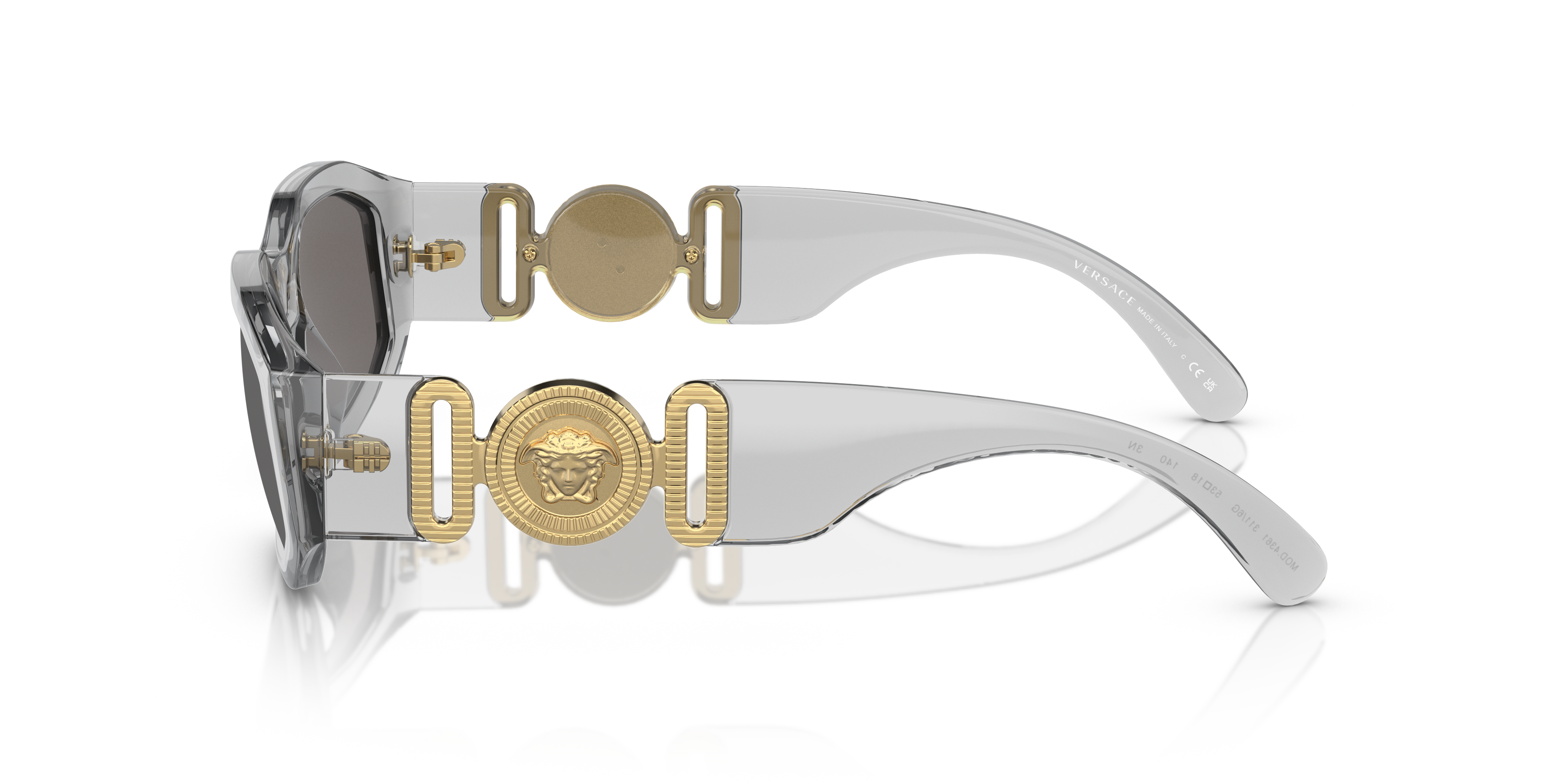 VE4361 Grau transparent KunststoffSunglass Frames von B24, Seitenansicht