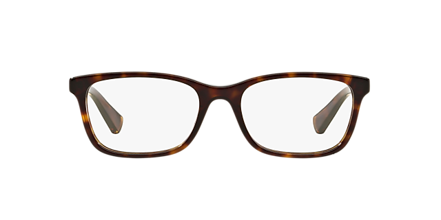 RA7069 Glänzendes Dunkelhavana AcetatEyeglass Frames von B24, Vorderansicht