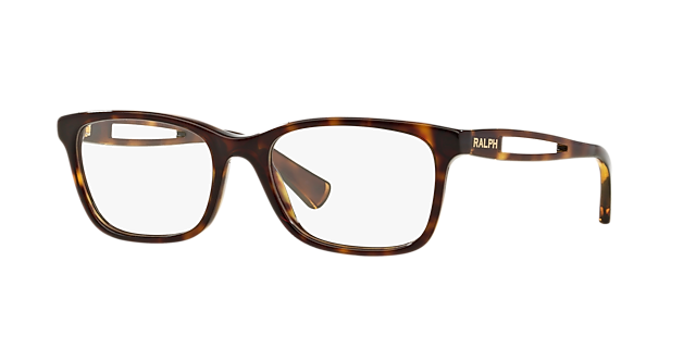 RA7069 Glänzendes Dunkelhavana AcetatEyeglass Frames von B24, Dreiviertelansicht