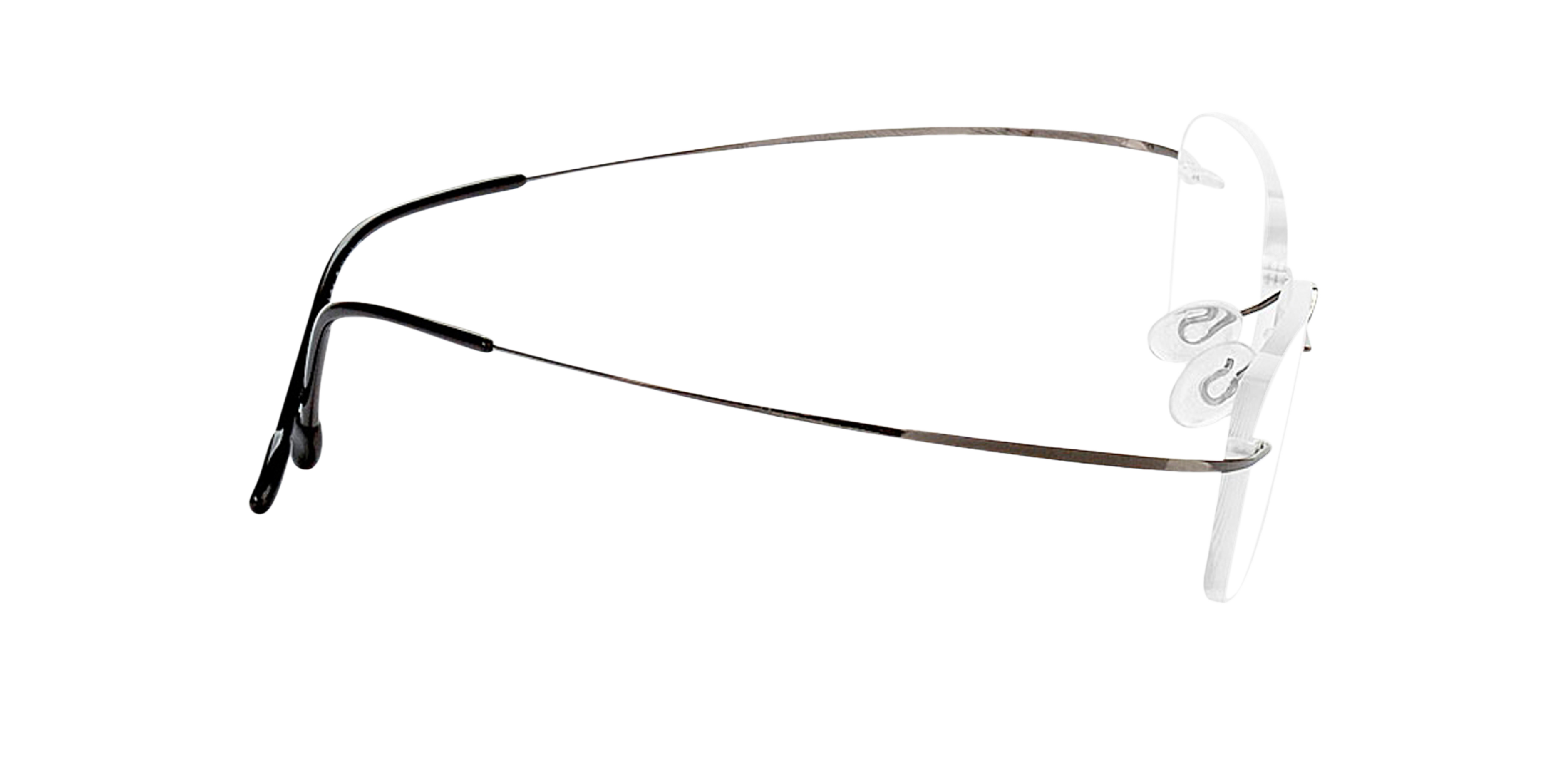 Mackay Grijs TitaanEyeglass Frames van B24, Zijaanzicht