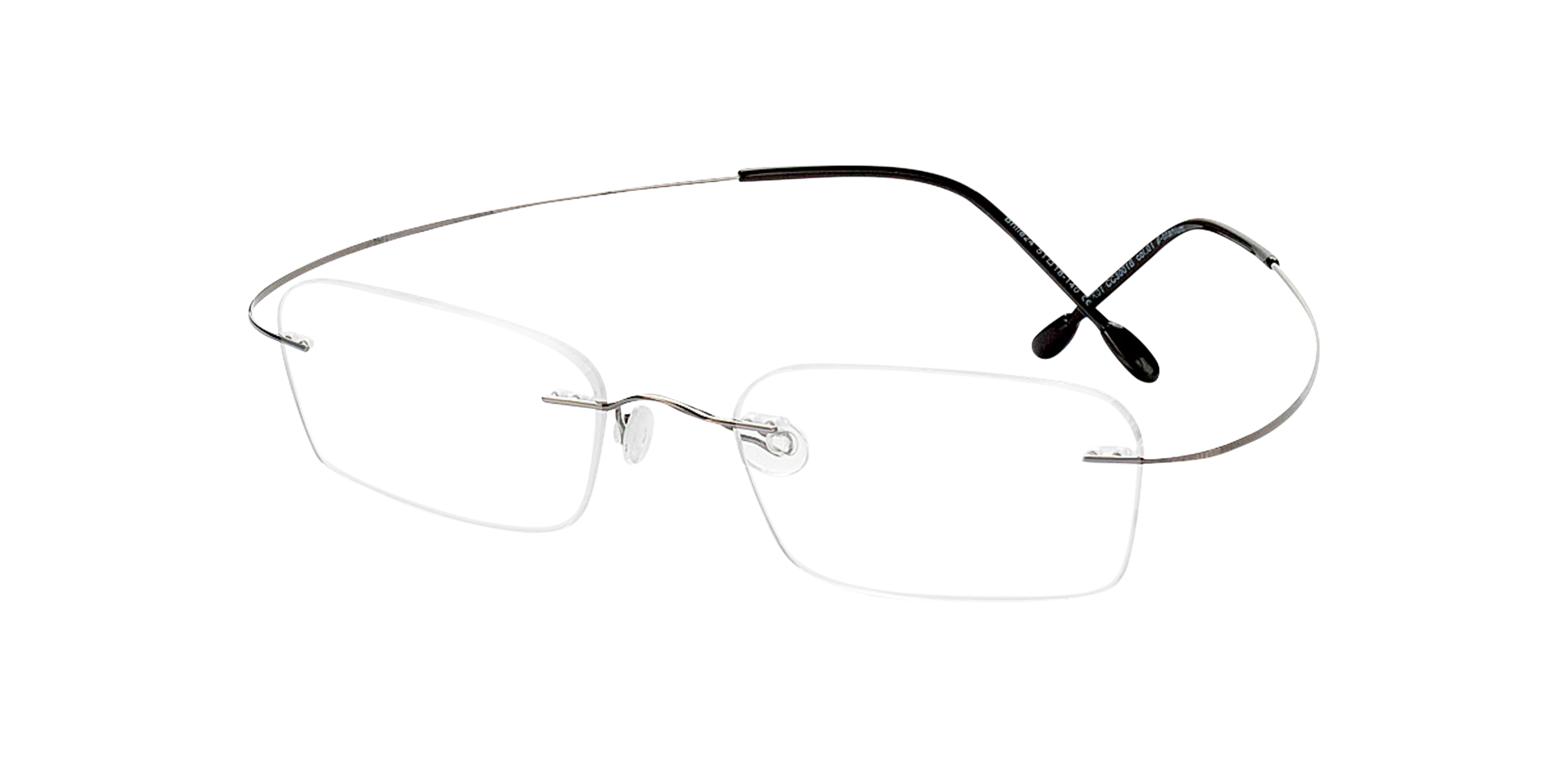 Mackay Grijs TitaanEyeglass Frames van B24, Hoekweergave