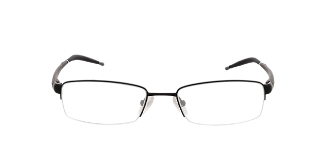 Brasilia Zwart  &  bruin grijs MetaalEyeglass Frames van B24, Vooraanzicht