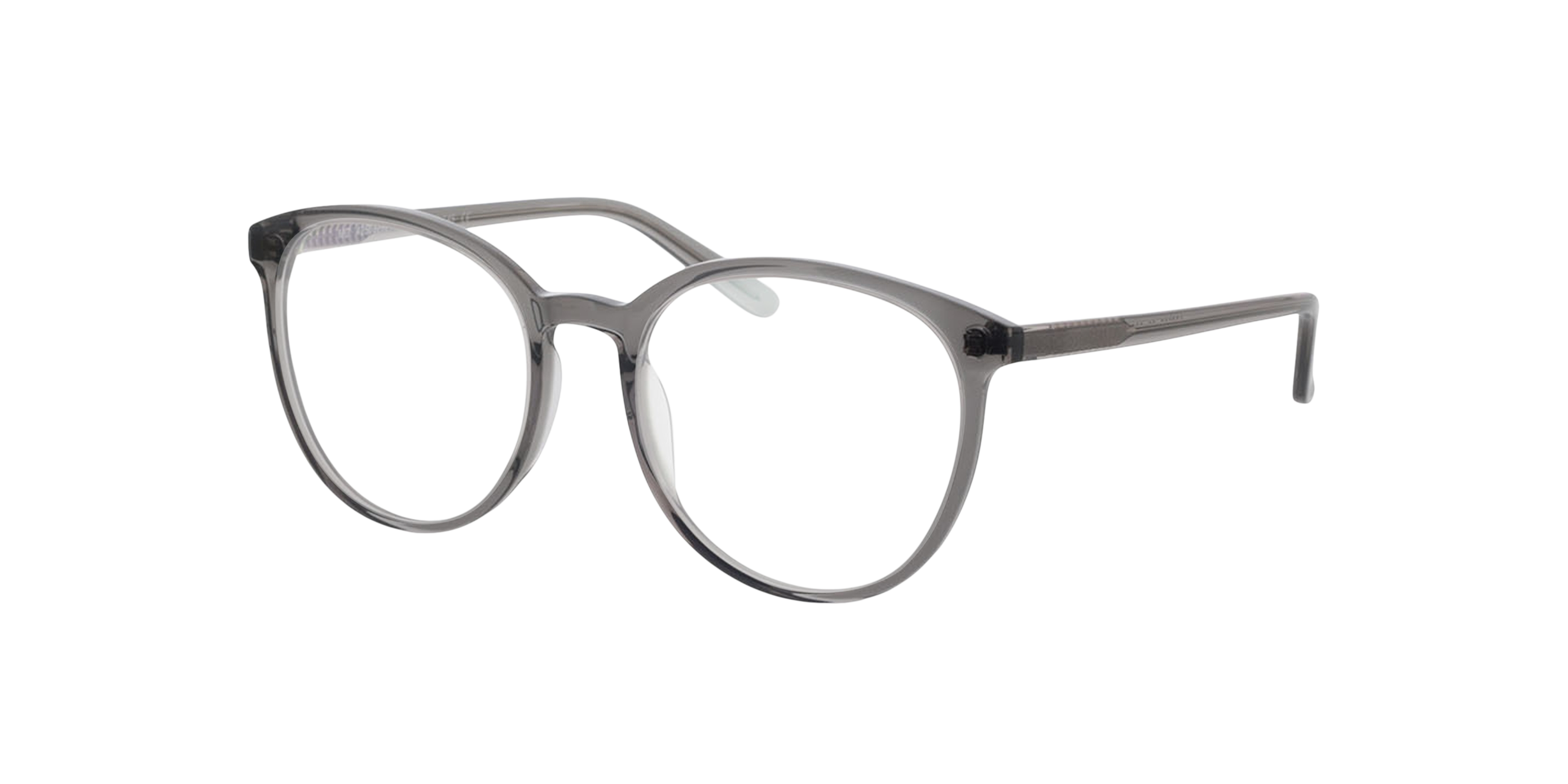 New York Grau AcetatEyeglass Frames von B24, Dreiviertelansicht