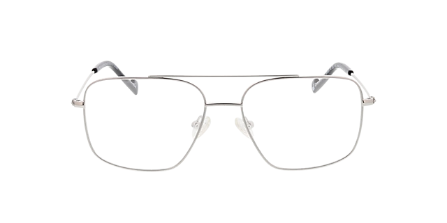 Detroit Zilver MetaalEyeglass Frames van B24, Vooraanzicht