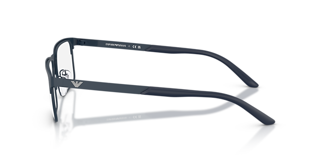 EA1170 Matblauw MetaalEyeglass Frames van B24, Zijaanzicht
