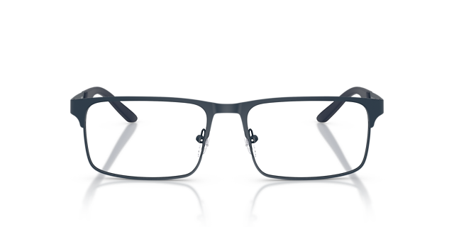 EA1170 Matblauw MetaalEyeglass Frames van B24, Vooraanzicht