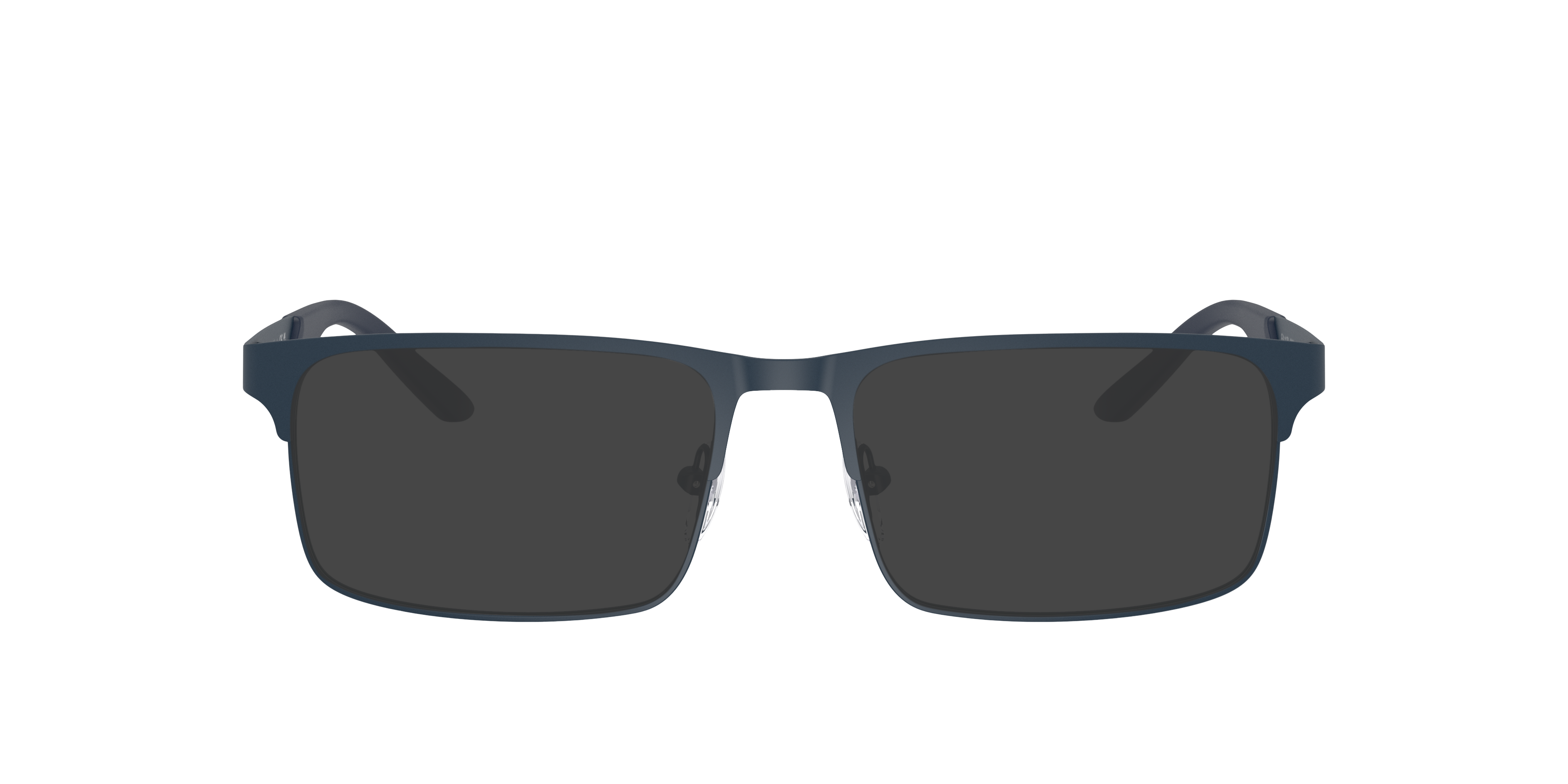 EA1170 Matt Blau MetallEyeglass Frames von B24, mit getönten Gläsern