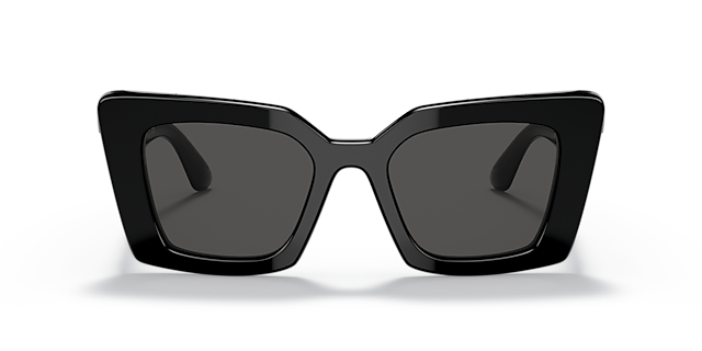 BE4344 Schwarz AcetatSunglass Frames von B24, Vorderansicht