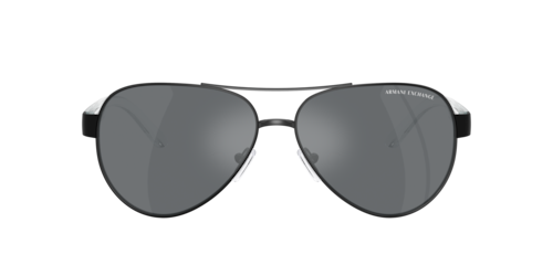 Armani Exchange - AX2034S, Herren, Matt Schwarz/Matte Black/Shiny Black, Größe: Large