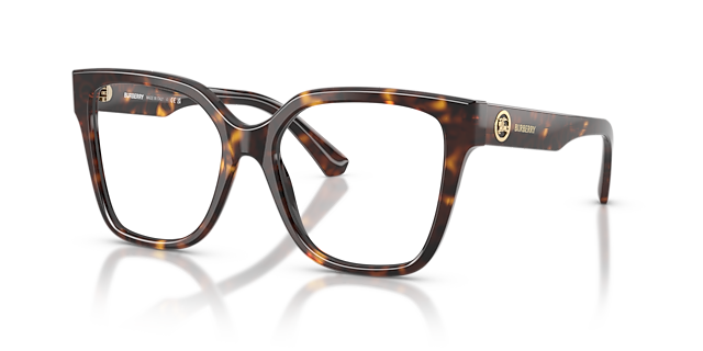 BE2443 Dunkelhavana AcetatEyeglass Frames von B24, Dreiviertelansicht
