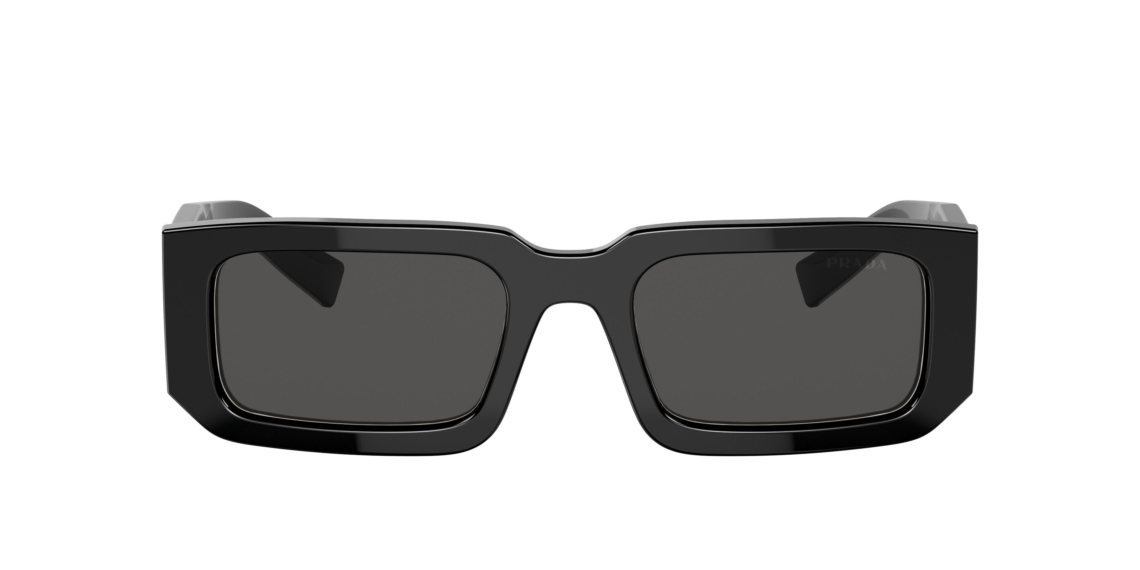 Prada 8056597517058 Schwarz/weiß/black/white/transparent Grey, Size: Durchschnittlich