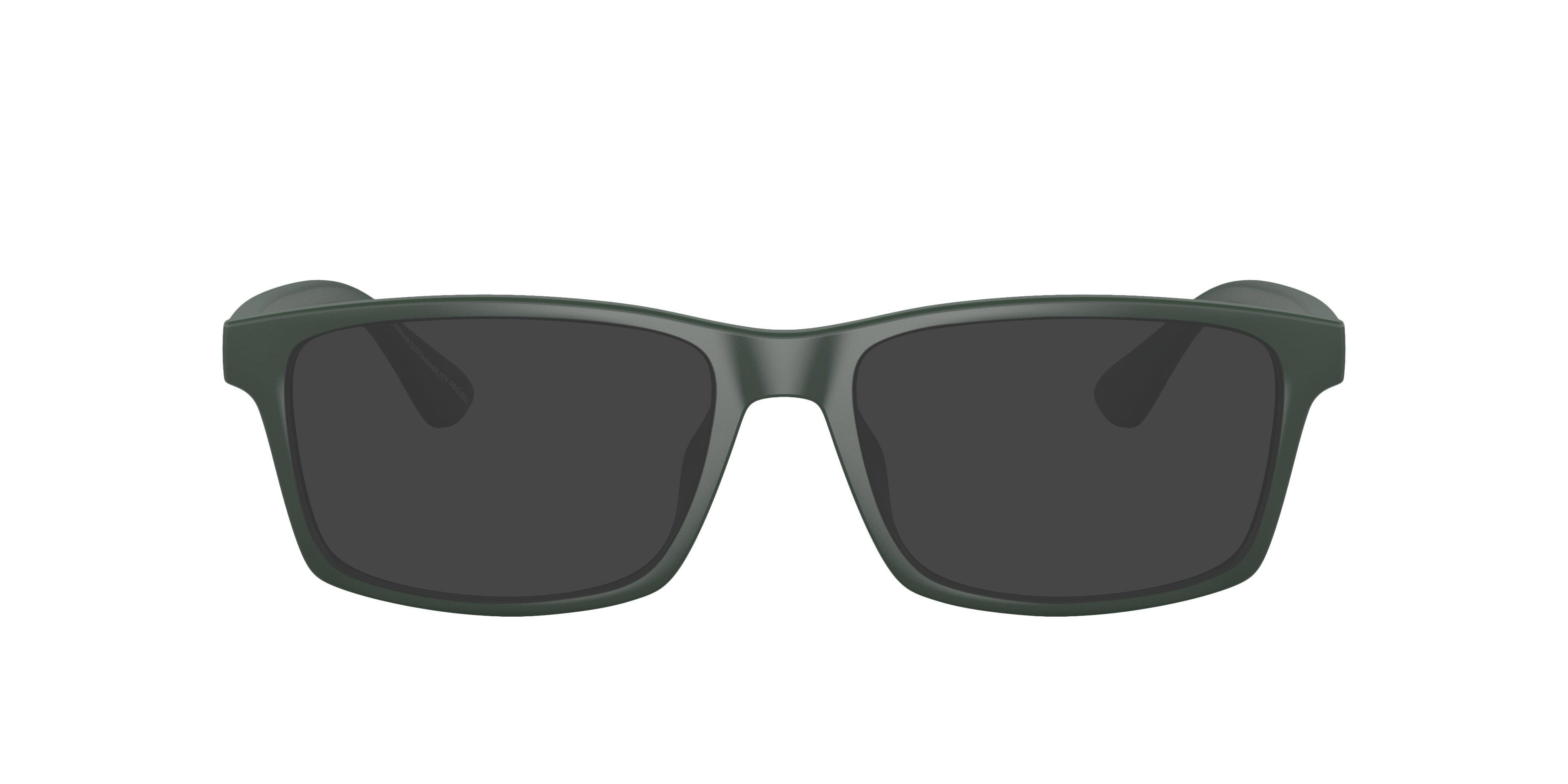 AX3083U Matte Green KunststofEyeglass Frames van B24, met getinte lenzen