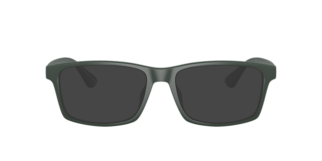 AX3083U Matte Green KunststoffEyeglass Frames von B24, mit getönten Gläsern