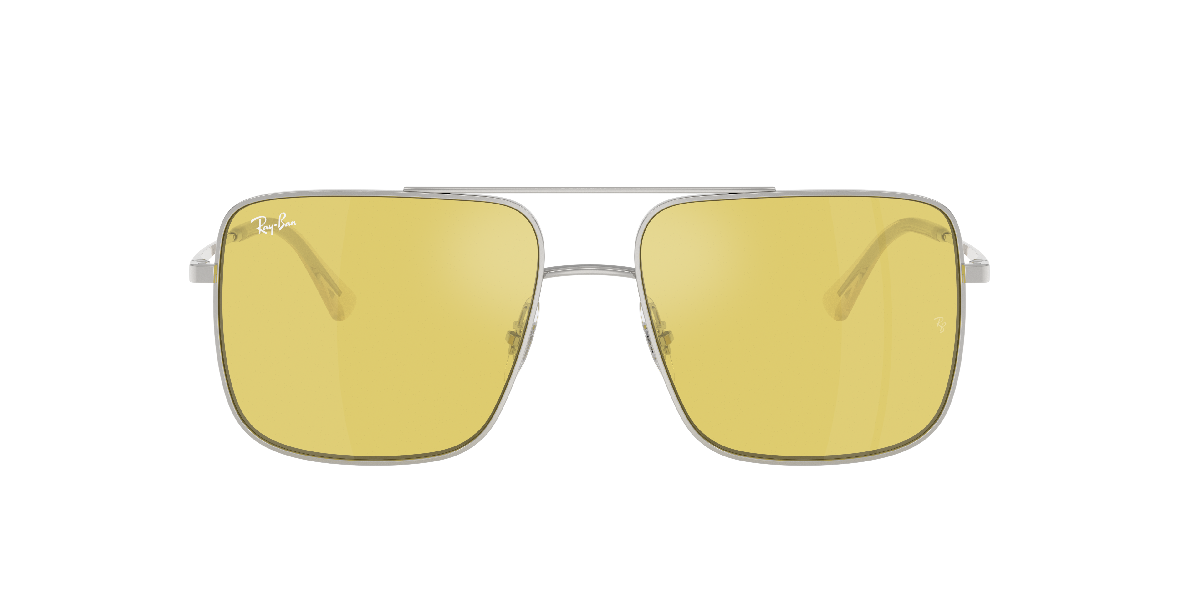 RB3758 Silber MetallSunglass Frames von B24, mit getönten Gläsern