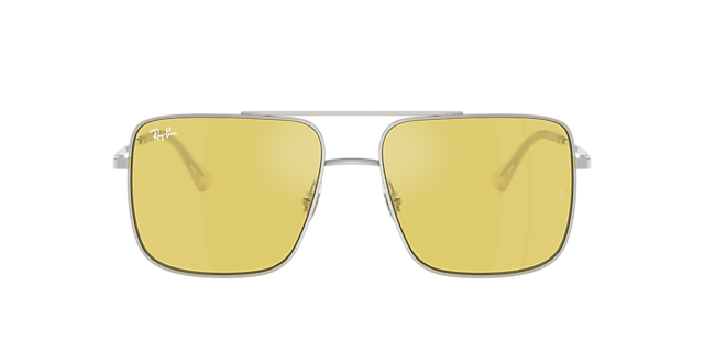 RB3758 Silber MetallSunglass Frames von B24, mit getönten Gläsern
