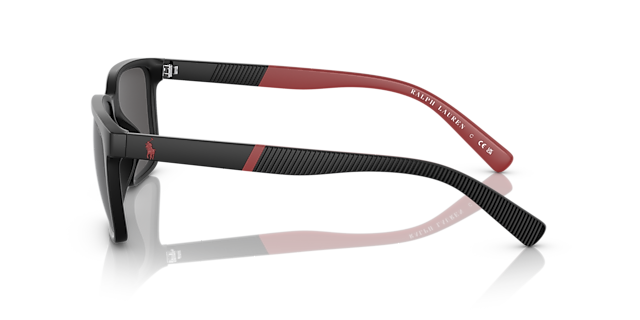 PH4189U Matzwart KunststofSunglass Frames van B24, Zijaanzicht