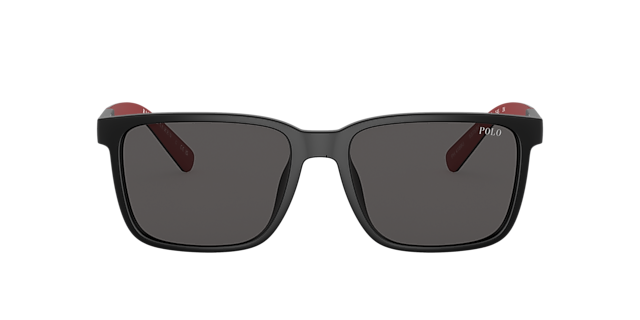 PH4189U Matzwart KunststofSunglass Frames van B24, met getinte lenzen
