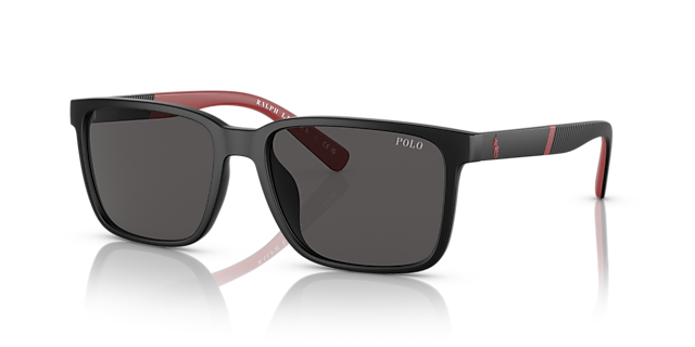 PH4189U Matzwart KunststofSunglass Frames van B24, Hoekweergave
