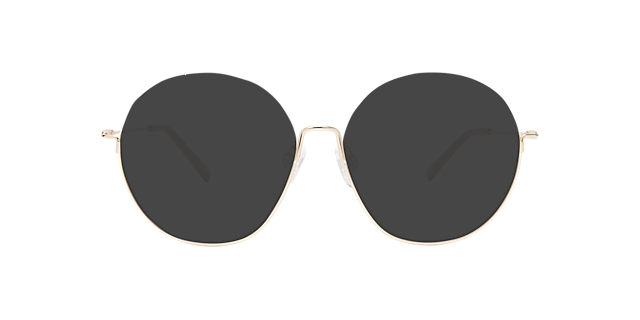 Orianna Light Gold Metal MetallEyeglass Frames von B24, mit getönten Gläsern