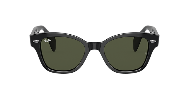 RB0880S Schwarz KunststoffSunglass Frames von B24, mit getönten Gläsern