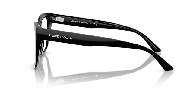 JC3019B Schwarz AcetatEyeglass Frames von B24, Seitenansicht