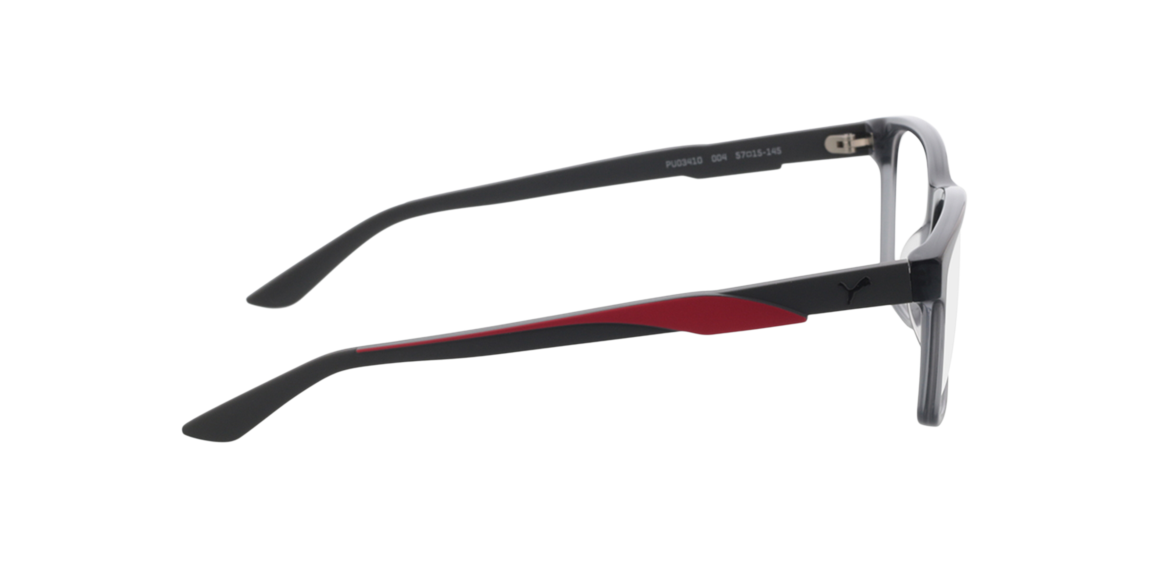 PU0341O Grijs AcetaatEyeglass Frames van B24, Zijaanzicht