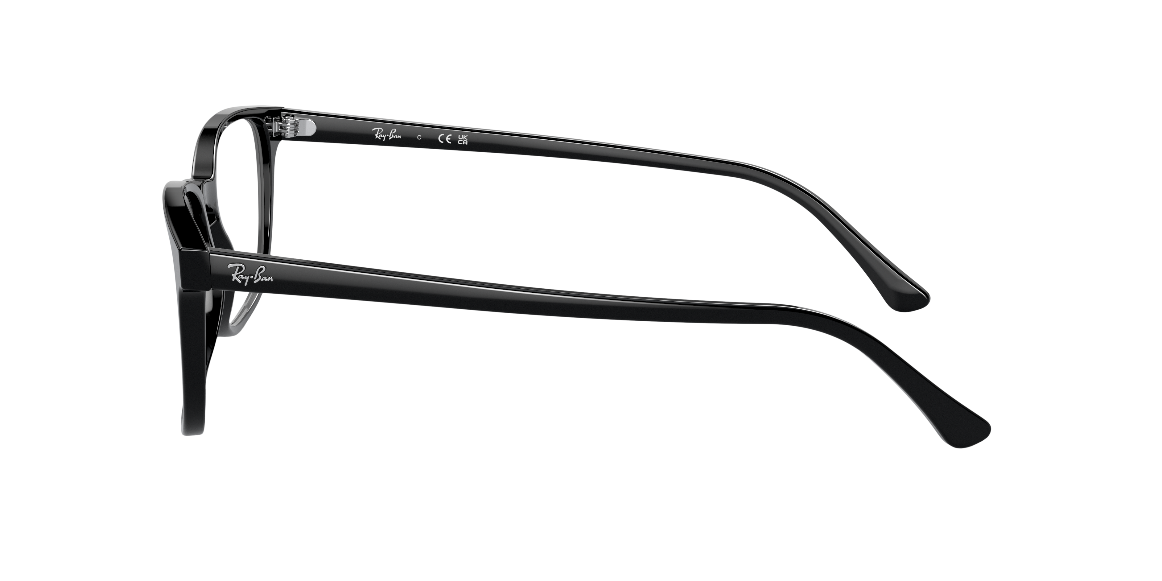 RB5418 Schwarz AcetatEyeglass Frames von B24, Seitenansicht