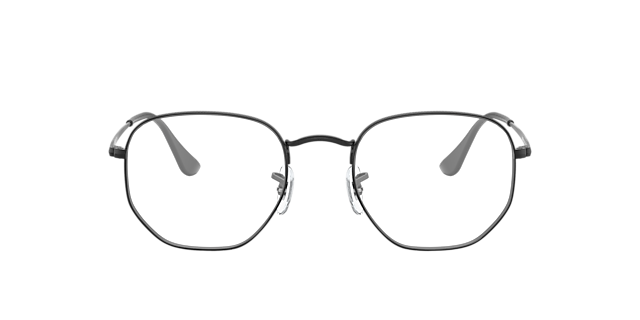 RB6448 Zwart MetaalEyeglass Frames van B24, Vooraanzicht